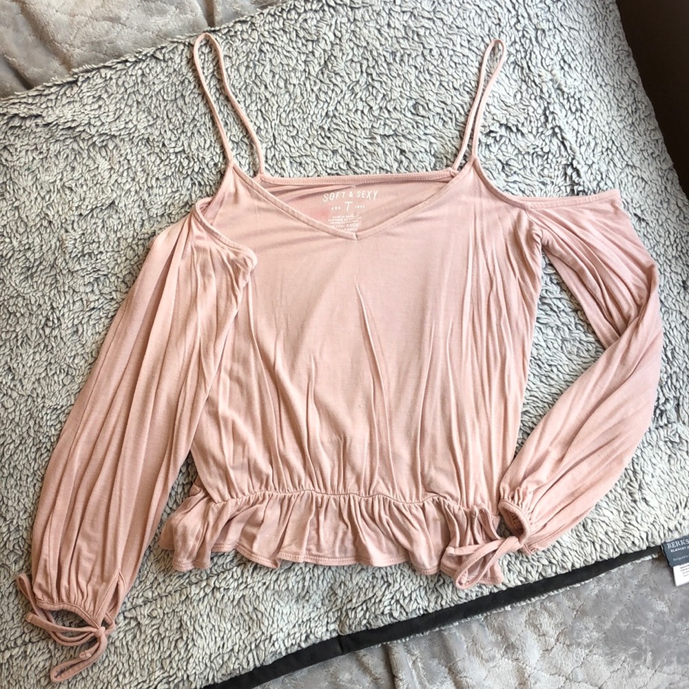 Pink Spring time long sleeve from American Eagle